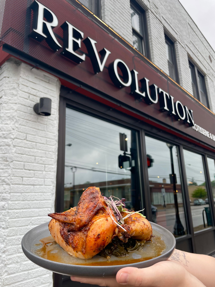 Chicken outside of Revolution